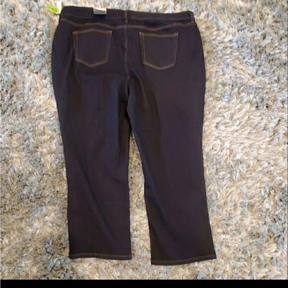 St John's Bay Blue Secretly Slender Jeans - Picture 4 of 7